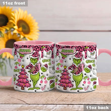 Load image into Gallery viewer, Personalized Grinch Accent Mug Custom Name Christmas Gift
