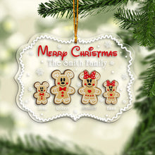 Load image into Gallery viewer, Personalized Christmas Ornament Custom Family Gift Acrylic 3mm