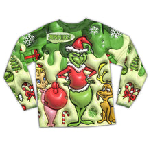 Load image into Gallery viewer, Personalized Grinch Christmas Pajamas Set for Family