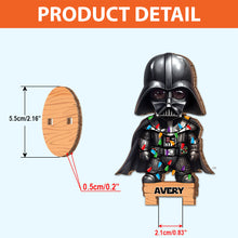 Load image into Gallery viewer, Personalized Freestanding Wood Plaque The Force Family Gift for Christmas