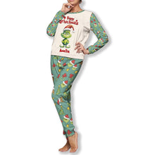 Load image into Gallery viewer, Personalized Grinch Christmas Pajama Set for Family | Custom Names