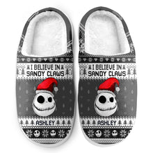 Load image into Gallery viewer, Personalized Nightmare Before Christmas Slippers with Custom Name