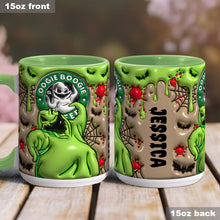Load image into Gallery viewer, Personalized Grinch Accent Mug Custom Name Unique Christmas Gift