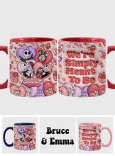 Load image into Gallery viewer, Personalized Nightmare Before Christmas Mug Custom Name Gift for Couples