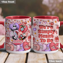 Load image into Gallery viewer, Personalized Nightmare Before Christmas Mug Custom Name Gift for Couples