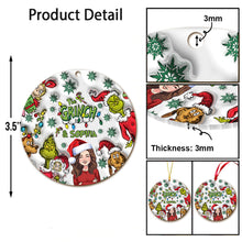 Load image into Gallery viewer, Personalized Grinch Christmas Ornament Custom Name Gift