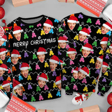 Load image into Gallery viewer, Personalized Merry Christmas Mouse Ear Ugly Sweater Gift