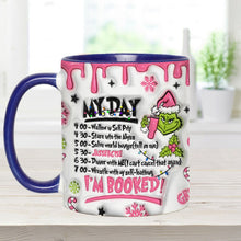 Load image into Gallery viewer, Personalized Christmas Accent Mug with Grinch Design for Hot Cocoa