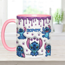Load image into Gallery viewer, Personalized Ohana Accent Mug Custom Name Gift for Family