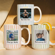 Load image into Gallery viewer, Custom Photo Mug for Dad & Son Personalized Gift Idea