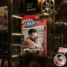 Load image into Gallery viewer, Personalized Hot Wheels Car Photo Gift for Dad Father's Day