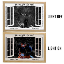 Load image into Gallery viewer, Personalized Night Star Map Light Photo Frame for Couples