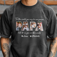 Load image into Gallery viewer, Custom Photo Comfort Shirt Gift for Dad Father's Day