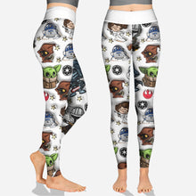 Load image into Gallery viewer, Personalized Star Wars Hoodie and Leggings Set Custom Name Gift