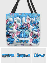 Load image into Gallery viewer, Personalized Ohana Tote Bag Custom Name Gift for Mom