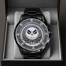 Load image into Gallery viewer, Personalized Skeleton Hand Watch Gift for Movie Fans