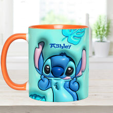 Load image into Gallery viewer, Personalized Ohana Accent Mug Custom Name Gift for Mom