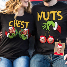 Load image into Gallery viewer, Personalized Grinchmas Christmas T-Shirt & Hoodie with Custom Name