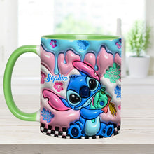 Load image into Gallery viewer, Personalized Ohana Accent Mug Custom Name Gift for Family