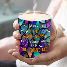 Load image into Gallery viewer, Personalized Nightmare Candle with Custom Names Wooden Lid Gift for Couples