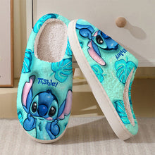 Load image into Gallery viewer, Personalized Ohana Slippers Custom Name Gift for Her
