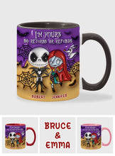 Load image into Gallery viewer, Personalized Nightmare Accent Mug Custom Name Gift for Couples Halloween