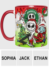 Load image into Gallery viewer, Personalized Nightmare Accent Mug Custom Name Halloween Gift