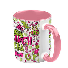 Load image into Gallery viewer, Personalized Grinch Accent Mug Custom Name Holiday Gift
