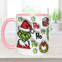 Load image into Gallery viewer, Personalized Grinch Accent Mug Custom Name Holiday Gift