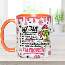 Load image into Gallery viewer, Personalized Christmas Accent Mug with Grinch Design for Hot Cocoa