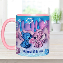 Load image into Gallery viewer, Personalized Ohana Accent Mug Unique Gift for Couples