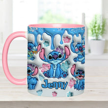 Load image into Gallery viewer, Personalized Ohana Accent Mug with Custom Name Gift for Family