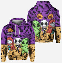 Load image into Gallery viewer, Personalized Nightmare Hoodie and Leggings Set for Halloween