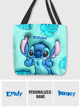 Load image into Gallery viewer, Personalized Ohana Tote Bag Custom Name Unique Gift