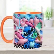 Load image into Gallery viewer, Personalized Ohana Accent Mug Custom Name Gift for Family