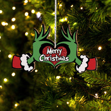 Load image into Gallery viewer, Personalized Grinch Merry Christmas Ornament Gift for Kids