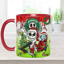 Load image into Gallery viewer, Personalized Nightmare Accent Mug Custom Name Halloween Gift