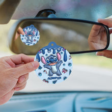 Load image into Gallery viewer, Personalized Ohana Circle Air Freshener Christmas Gift