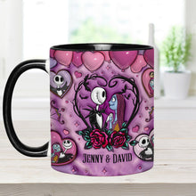 Load image into Gallery viewer, Personalized Nightmare Accent Mug Custom Name Gift for Couples