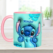 Load image into Gallery viewer, Personalized Ohana Accent Mug Custom Name Gift for Mom