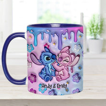 Load image into Gallery viewer, Personalized Ohana Accent Mug Custom Name Gift for Partner