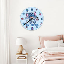 Load image into Gallery viewer, Personalized Ohana Wall Clock Custom Family Name Gift