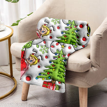 Load image into Gallery viewer, Personalized Grinch Blanket Custom Name Gift for Christmas