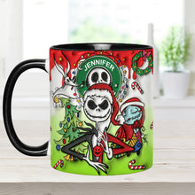 Load image into Gallery viewer, Personalized Nightmare Accent Mug Custom Name Halloween Gift