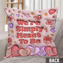 Load image into Gallery viewer, Personalized Nightmare Before Christmas Throw Pillow for Couples | Unique Gift Idea