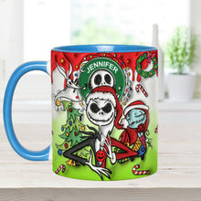 Load image into Gallery viewer, Personalized Nightmare Accent Mug Custom Name Halloween Gift