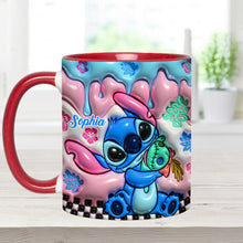 Load image into Gallery viewer, Personalized Ohana Accent Mug Custom Name Gift for Family