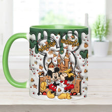 Load image into Gallery viewer, Personalized Accent Mug with Two-Tone Design for Couples