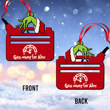 Load image into Gallery viewer, Personalized Gas Money Christmas Ornament Custom Gift for Friend