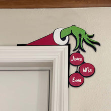 Load image into Gallery viewer, Personalized Christmas Door Frame Decoration Custom Names Gift